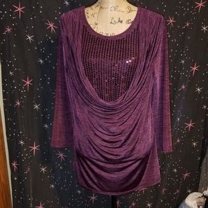 NWOT Karen Heart blouse
